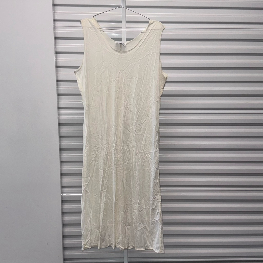 Vintage Metropolitan Slip Dress XL Ivory